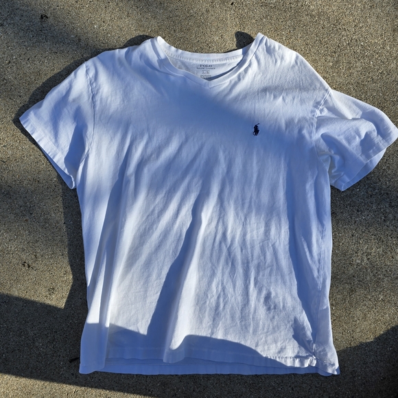 Polo Ralph Lauren Other - Polo Ralph Lauren White V-Neck Tee